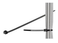 Microconnect CABLETIE5, Tikasmallinen johdinside, Musta, 280 mm, 4,8 mm, 4,8 mm, 56 g