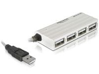 Delock HUB USB 2.0 - Hub - 4 x USB 2.0 - stasjonær