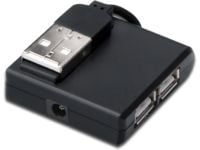 MicroConnect - Hubb - 4 x USB 2.0 - skrivbordsmodell
