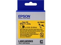 Epson LabelWorks LK-7YBA21 - Svart på gult - Rull (3,6 cm x 3 m) 1 rull(er) slange - for LabelWorks LW-1000, LW-300, LW-400, LW-600, LW-700, LW-Z50...