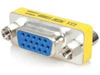 StarTech Slimline VGA HD15 Gender Changer - F/F - HD15 gender changer - VGA coupler - VGA gender changer (GC15HSF) - VGA-hann-hunnveksler - HD-15 (...