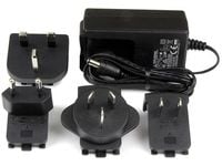 StarTech Universal Replacement Power Adapter - DC 9 Volts, 2 Amps Power Adapter (SVA9M2NEUA) - Strømadapter - AC 100-240 V - for P/N: RS232EXTC1, R...