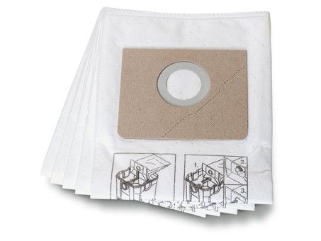FEIN 31345061010, Støv pose, Trommelvakuum, Beige, Hvit, Fleece, FEIN Dustex 25 L Set (Dustex 25 L), Dustex 25 L (Dustex 25 L)
