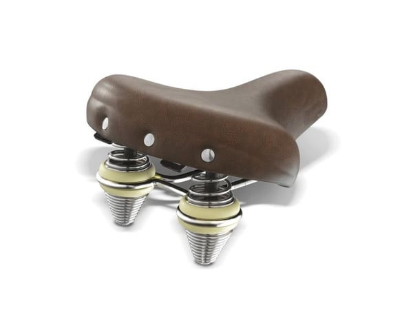 Selle Royal sete SELLEROYAL PREMIUM RELAXED 90st. DRIFTER SMALL unisex zelowe + brune fjærer (NEW 2023)