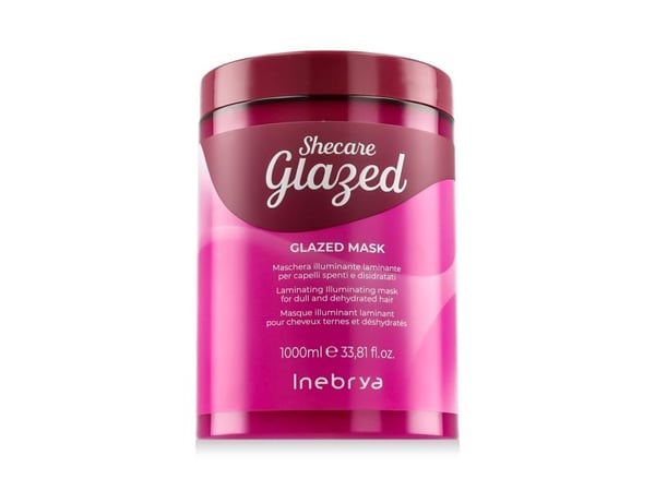 Inebrya Shecare Glazed Illuminating Laminating Mask brightening hair mask 1 l