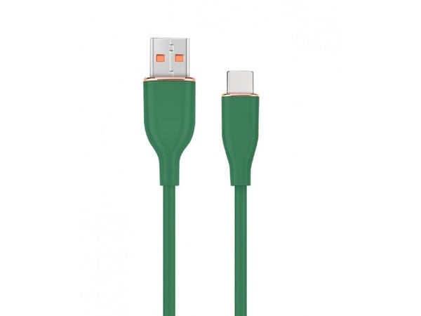 Cablexpert Premium - USB-kabel - USB (hann) til USB-C (hann) - USB 2.0 - 2.1 A - 1.5 m - formstøpt, data & lading - midnattgrønn