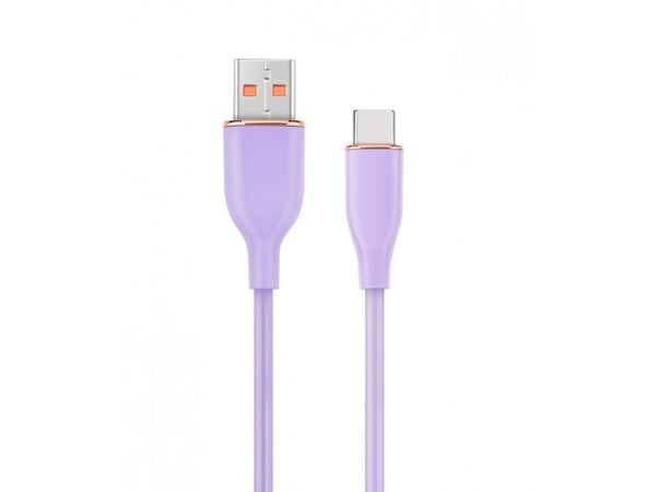 Cablexpert Premium - USB-kabel - USB (hann) til USB-C (hann) - USB 2.0 - 2.1 A - 1.5 m - formstøpt, data & lading - fiolett