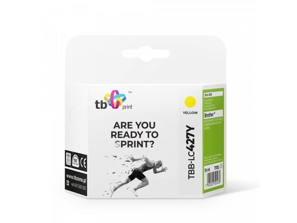 TB print blekk TBB-LC427Y for Bczerwonyher MFC-J5955DW – gul, 100% nytt