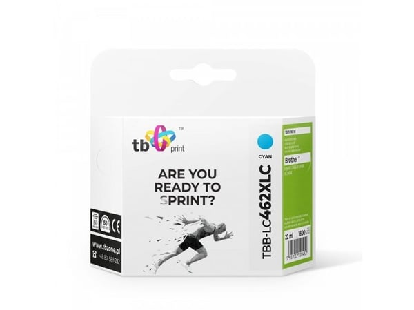 tb print blekk for Bczerwonyher MFC-J3540DW TBB-LC462XLC 100 % ny cyan