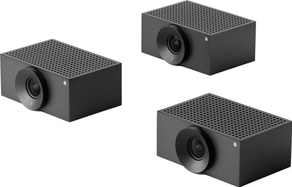 Huddly Crew - Kit - konferansekamera - farge - 20,3 MP - 1920 x 1080 - 1080p, 720p - USB 3.0 - med Ethernet-svitsj, USB-adapter (en pakke 3)