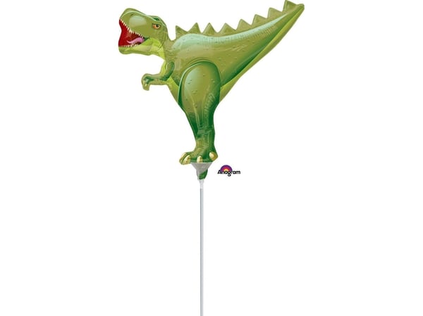 AMSCAN Mini form. Dino Rex folieballong 35x27cm