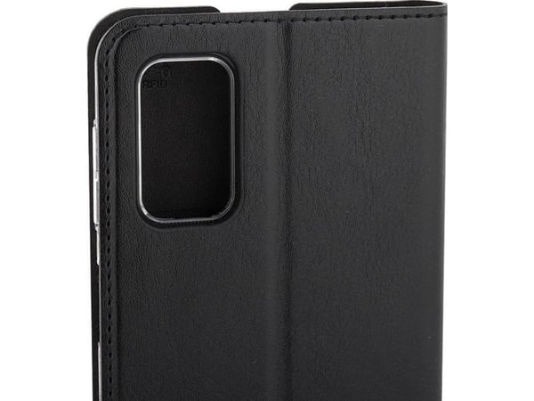 Wave BookCase -suojakotelo, Samsung Galaxy A32 5G, musta