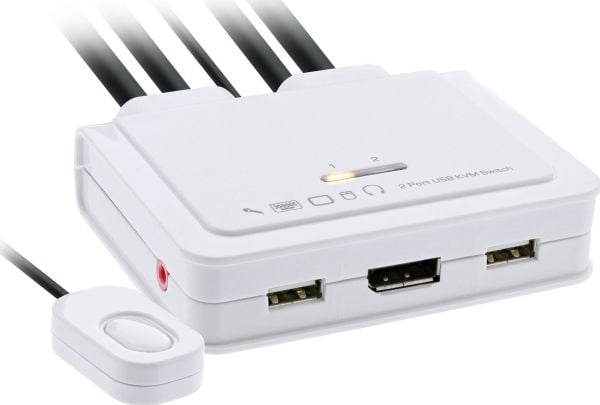 InLine 63614I, 3840 x 2160 piksler, 4K Ultra HD, Svart