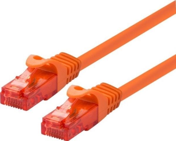 LOGON TCU66U250O, 25 m, Cat6, U/UTP (UTP), RJ-45, RJ-45, Oransje