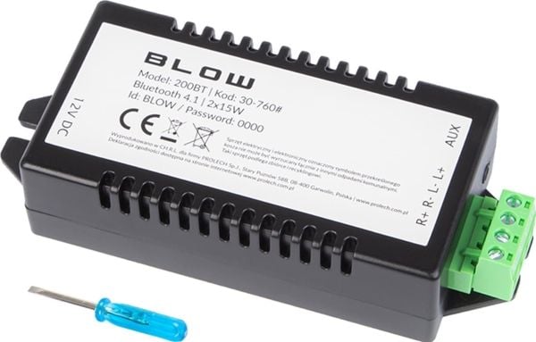 Blow 30-760# Bluetooth lydforsterker 2x15W