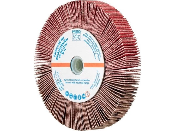 PFERD 44782608, Klaffhjul, Rustfritt stål, 12200 RPM, Rund, 12,5 cm, 20 mm