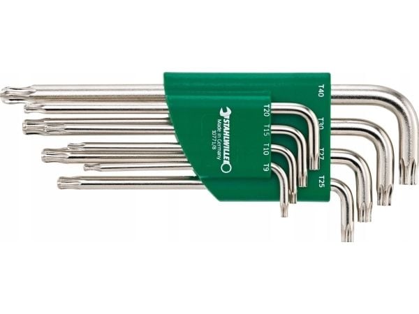 Stahlwille 10771/8 SATZ KUGELKOPF-WINKELSCHRAUBENDREHER TORX 8TLG Kulmaruuvinväännin