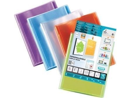 Demonstrationsmappe A4 ELBA Transparent Polyvision, 40 asti