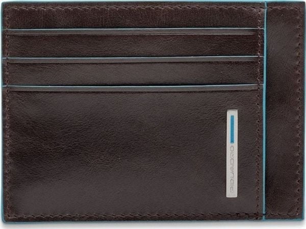 Piquadro, Blue Square, Leather, Card Holder, PP2762B2R, Mogano, Unisex