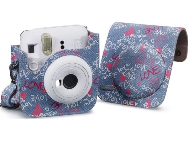 Cullmann RIO Fit 120, Kroppsetui, Fujifilm, Instax mini 12, Skulderrem, Flerfarget