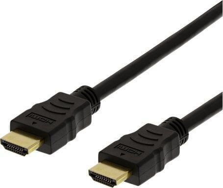DELTACO HDMI-1040D-FLEX - High Speed - HDMI-kaapeli Ethernet-yhteydellä - HDMI-uros HDMI-uros - 4 m - 4K-tuki