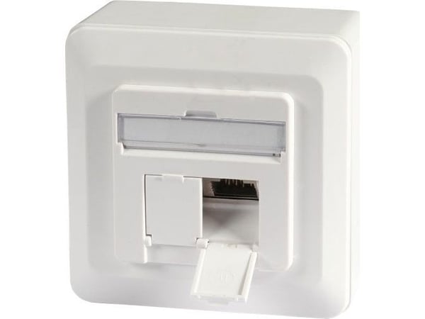 EFB Elektronik ET-25133AV5-R, 2 x RJ-45, 6a, Valkoinen