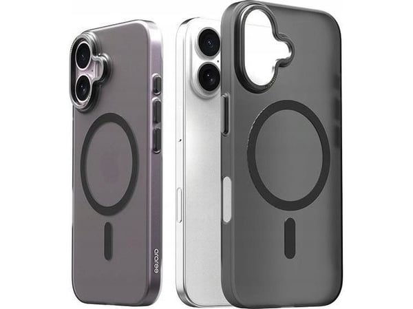Deklas Araree Aero Frame etui til iPhone 16 6,1" gjennomsiktig/svart (AR20-02119A)