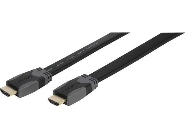 Vivanco 47/10 50FG, 5 m, HDMI Type A (Standard), HDMI Type A (Standard), 3D, 10 Gbit/sek, Svart, Grå