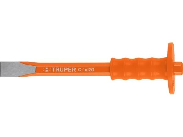 Truper kjerne-/kaldmeisel med antivibrasjonshåndtak 25x300 mm