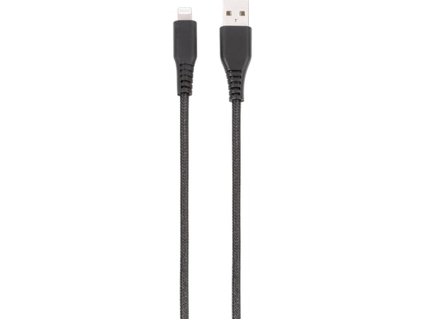 Vivanco LongLife, 1,5 m, Lightning, USB A, Uros, Uros, Musta