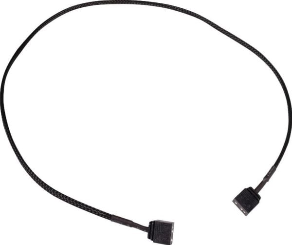 Alphacoolin jatkojohto aRGB 3-nastainen 3-nastaiseen, holkattu - 60cm
