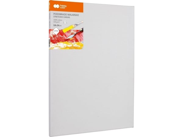 Happy Color maleplate i bomull 18x24 cm, lerret 330 g/m², Happy color