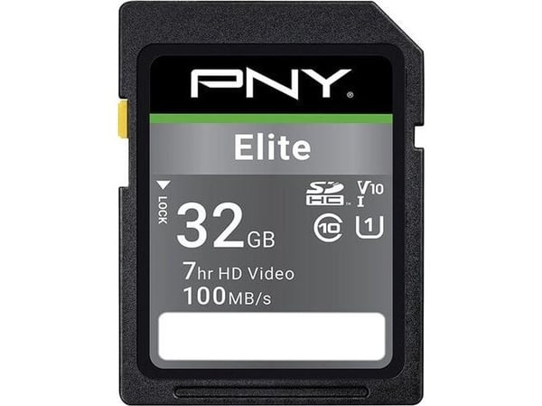 PNY Elite - Flashhukommelseskort - 32 GB - UHS-I U1 / Class10 - SDHC UHS-I
