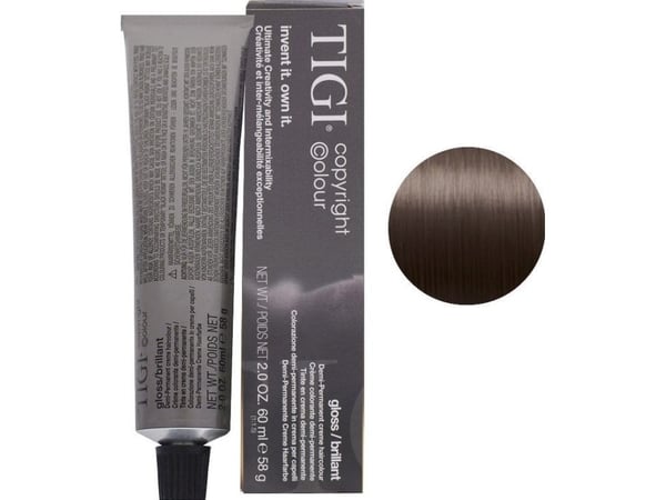 Tigi Colour Creative Permanent Hair Dye 6/07 Dark Natural Ash Blonde – 60 ml