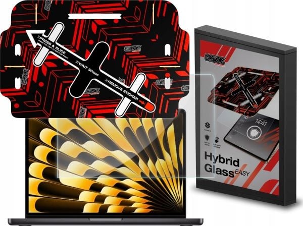 GrizzGlass HybridGlass skjermfilter for Apple MacBook Air 13" (2023)