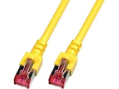 EFB Elektronik 25m Cat6 S/FTP, 25 m, Cat6, RJ-45, RJ-45, Gult