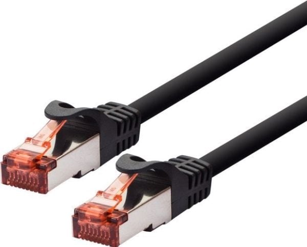 LOGON TCF66F003BL, 0,3 m, Cat6a, F/UTP (FTP), RJ-45, RJ-45