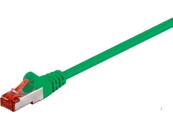MicroConnect - Nätverkskabel - RJ-45 (hane) till RJ-45 (hane) - 50 m - 6 mm - SFTP - CAT 6 - halogenfri, rund, tvinnad - grön