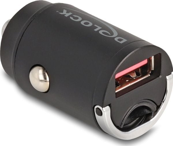 Delockin mini autolataussovitin USB-tyyppi-A 18 W:lla