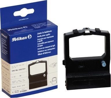 Pelikan - Svart - skriverbånd - for OKI Microline 520, 520 Elite, 521, 521 Elite, 590, 590 Elite, 591, 591 Elite