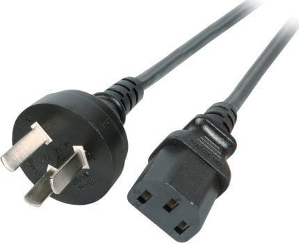 EFB-Elektronik Verkkokaapeli Kiina - C13 180°, musta, 1,8 m, 3 x 0,75 mm² Valmistaja: EFB Elektronik (EK492.1,8V2)