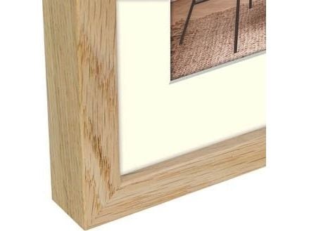 ZEP Malmo natural, Enkel bilderamme, MDF, Naturlig, Bord, Vegg, 10 x 15 cm, Rektangulær