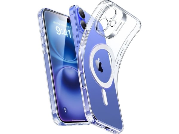 esr Zero Clear Case HaloLock, Suojus, Apple, iPhone 16 Plus, 17 cm (6.7"), Läpinäkyvä