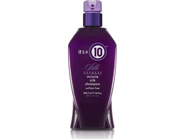 Det er en 10 Silk Express Miracle Silk Shampoo, alle hårtyper, 295,7 ml