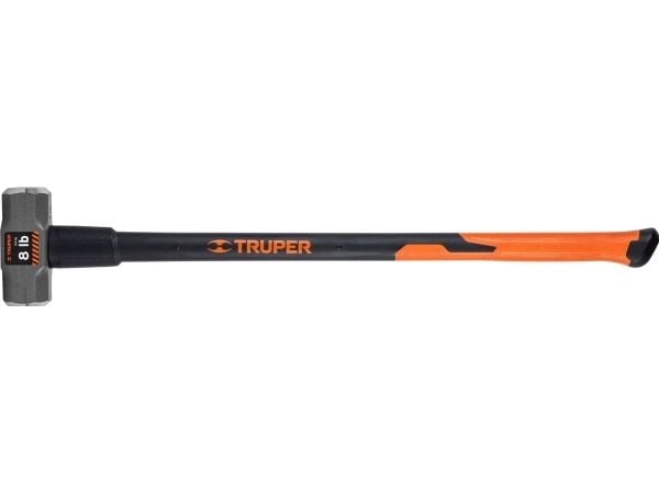 Truper slaghammer/kjørehammer åttkantet dobbelthode 3600 g, glassfiberhåndtak 91 cm Truper slaghammer/kjørehammer åttkantet dobbelthode 3600 g, glassfiberhåndtak 91 cm