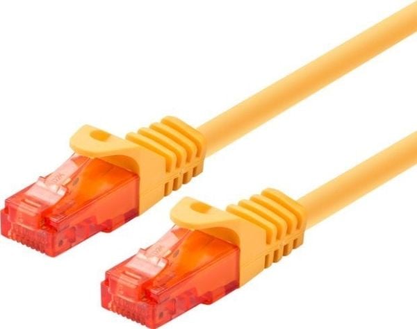 LOGON TCU66U250Y, 25 m, Cat6, U/UTP (UTP), RJ-45, RJ-45, gul