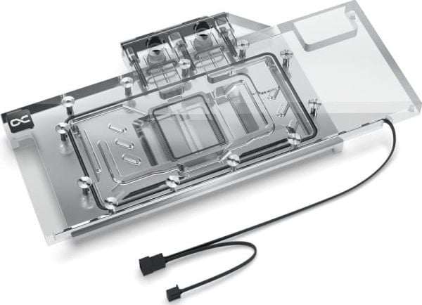 Alphacool Aurora, Vannblokk, Akryl, Kopper, Gjennomsiktig, 1/4", 3-pin, GPU