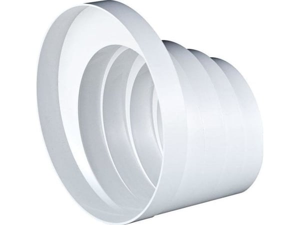 Awenta reduksjon for runde flertrinnskanaler Ø 100/110/120/125/150 Rko 0004-00010-66759