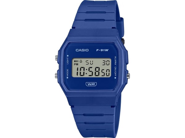 Casio Vintage barneklokke F-91WB-2A1EF blå