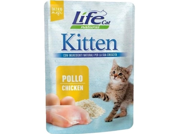 Life Pet Care Life Cat våtfôr til katt kylling, 70 g pose